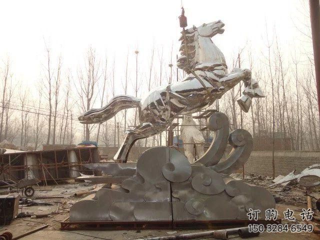 不銹鋼雕塑馬 奔馬雕塑 動(dòng)物不銹鋼雕塑制作