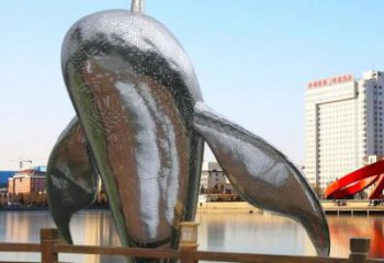 鯨魚雕塑廠家 動物美陳 不銹鋼鯨魚雕塑產(chǎn)品