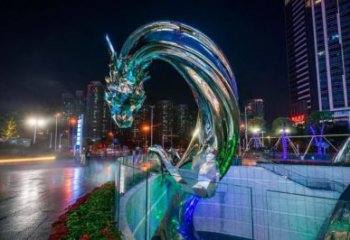 水龍動(dòng)物雕塑廠家，吐水類型 不銹鋼水龍雕塑生產(chǎn)廠家