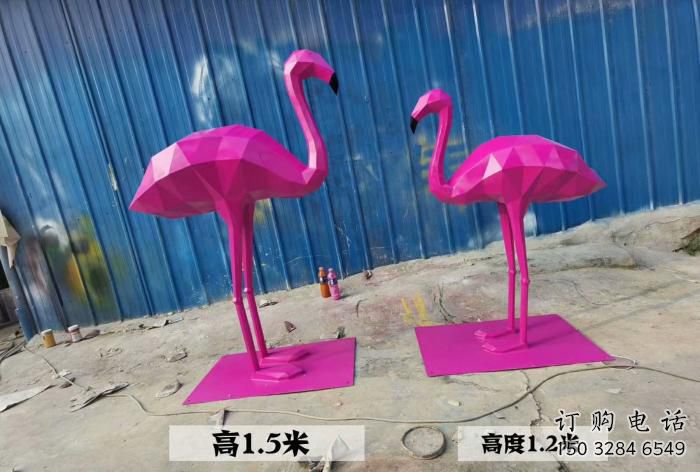 幾何火烈鳥雕塑廠家 不銹鋼幾何火烈鳥雕塑制作 幾何火烈鳥雕塑廠家 不銹鋼幾何火烈鳥雕塑制作