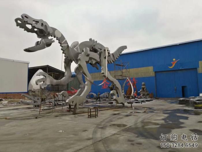 鏤空恐龍雕塑廠家 現(xiàn)代抽象擺件 廣場切面恐龍雕塑 鏤空恐龍雕塑廠家 現(xiàn)代抽象擺件 廣場切面恐龍雕塑