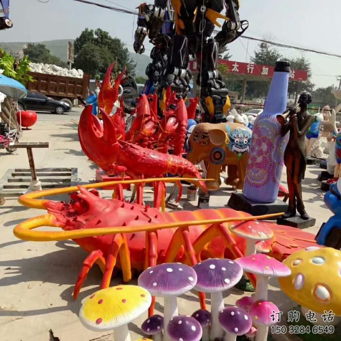 游樂場龍蝦雕塑廠家 海洋賓館擺件 住宅小區(qū)仿真龍蝦雕塑 游樂場龍蝦雕塑廠家 海洋賓館擺件 住宅小區(qū)仿真龍蝦雕塑