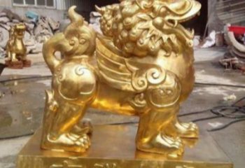 室內(nèi)獨角獸雕塑廠家 大型房地產(chǎn)小品 步行街異形獨角獸雕塑
