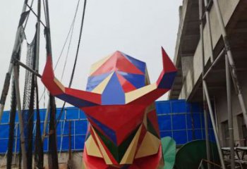 大門口牛雕塑廠家 歐式賓館擺件 風(fēng)景區(qū)抽象牛雕塑