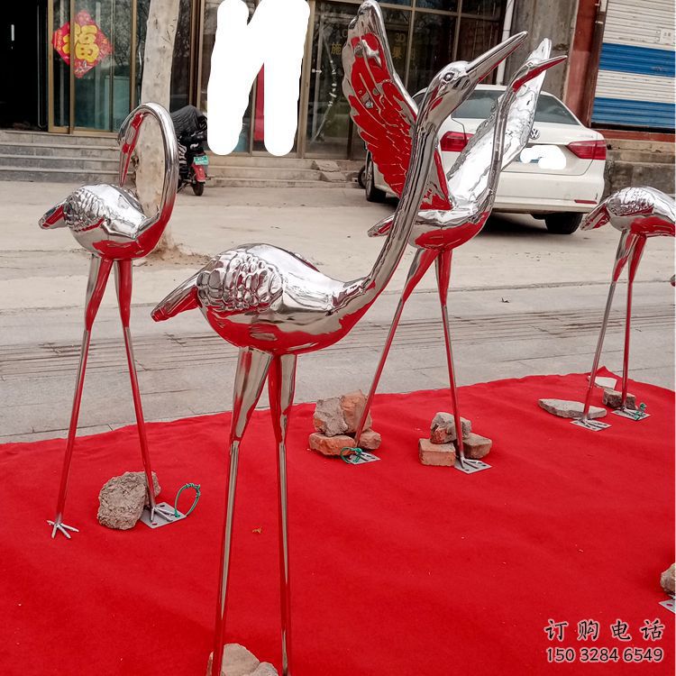 住宅小區(qū)白鶴雕塑廠家 現(xiàn)代廣場(chǎng)小品 公園鏡面白鶴雕塑 住宅小區(qū)白鶴雕塑廠家 現(xiàn)代廣場(chǎng)小品 公園鏡面白鶴雕塑