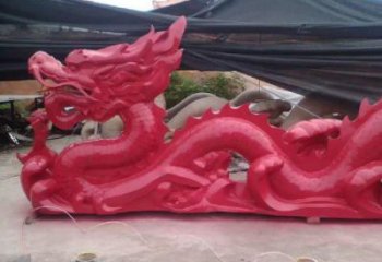 烤漆臥龍雕塑廠家 現(xiàn)代戶外小品 游樂場(chǎng)異形臥龍雕塑
