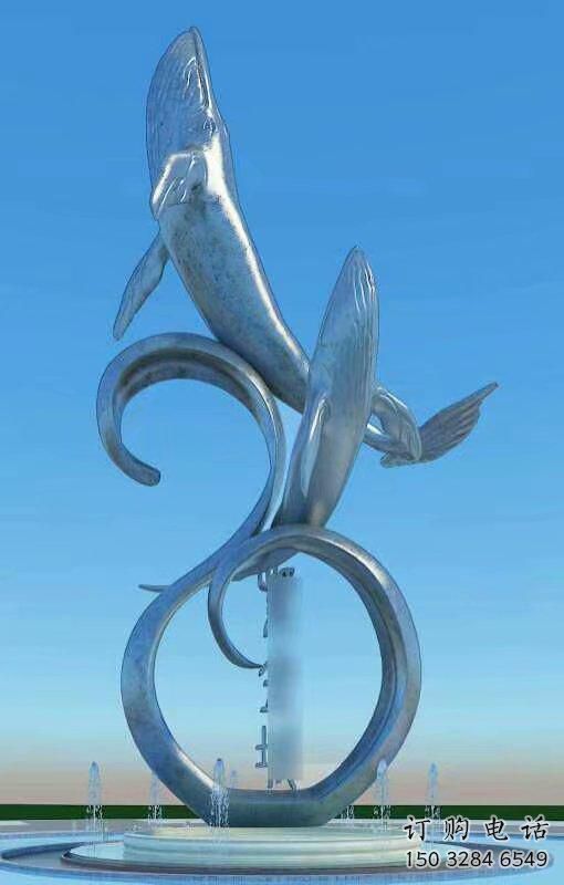 鍛造魚躍龍門雕塑廠家 公園廣場(chǎng)噴漆擺件 