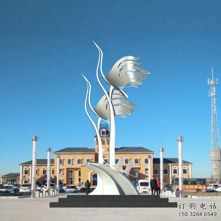 鏤空仙鶴雕塑廠家 現(xiàn)代抽象擺件 廣場切面仙鶴雕塑 鏤空仙鶴雕塑廠家 現(xiàn)代抽象擺件 廣場切面仙鶴雕塑