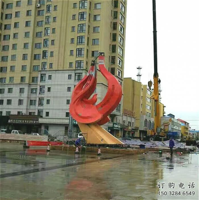 烤漆大雁雕塑廠家 現(xiàn)代公園擺件 戶(hù)外剪影大雁雕塑