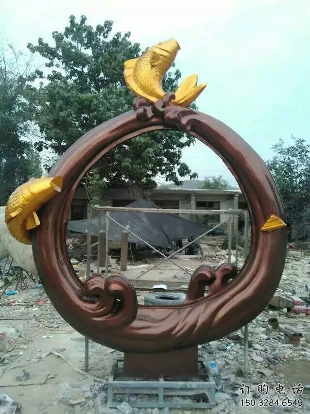 噴漆魚跨環(huán)雕塑廠家 戶外廣場小品 草地切面魚跨環(huán)雕塑 噴漆魚跨環(huán)雕塑廠家 戶外廣場小品 草地切面魚跨環(huán)雕塑
