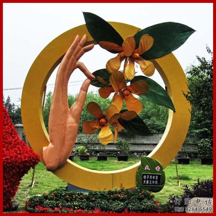 彩繪拈花指雕塑廠家 公園擺件 街頭不銹鋼拈花指雕塑 彩繪拈花指雕塑廠家 公園擺件 街頭不銹鋼拈花指雕塑