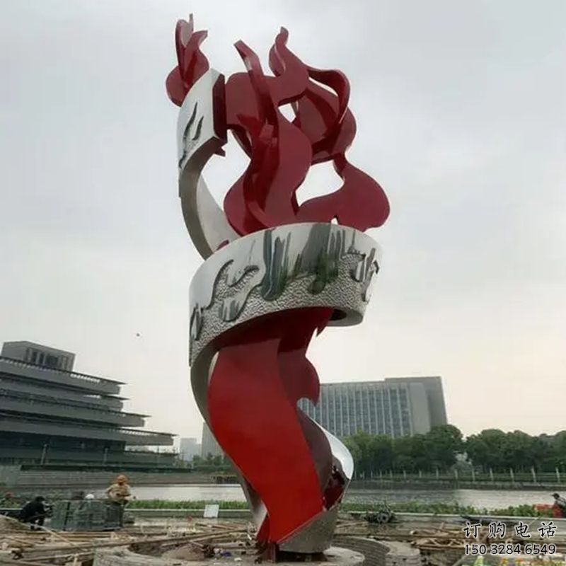 戶外火焰雕塑廠家 創(chuàng)意噴漆小品 大型不銹鋼火焰雕塑 戶外火焰雕塑廠家 創(chuàng)意噴漆小品 大型不銹鋼火焰雕塑