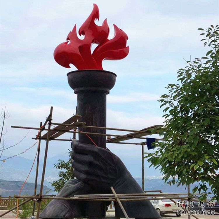 創(chuàng)意火把雕塑廠家 廣場小品 公園不銹鋼火把雕塑結構 創(chuàng)意火把雕塑廠家 廣場小品 公園不銹鋼火把雕塑結構