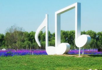 創(chuàng)意樂譜雕塑廠家 戶外小品 公園不銹鋼樂譜雕塑生產