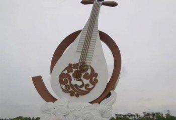 異形大提琴雕塑廠家 現代小品 創(chuàng)意不銹鋼大提琴雕塑