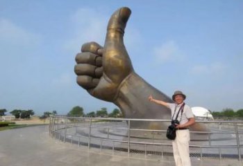 現(xiàn)代大拇指雕塑廠(chǎng)家 大型別墅區(qū)擺件 仿古不銹鋼大拇指雕塑廠(chǎng)