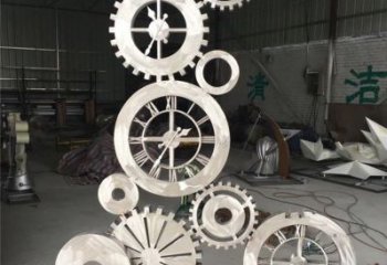 廣場(chǎng)齒輪雕塑廠家 現(xiàn)代公園小品 大型不銹鋼齒輪雕塑廠