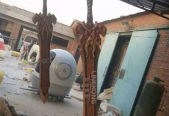戶外箭雕塑廠家 噴漆廣場(chǎng)小品 仿古不銹鋼箭雕塑廠