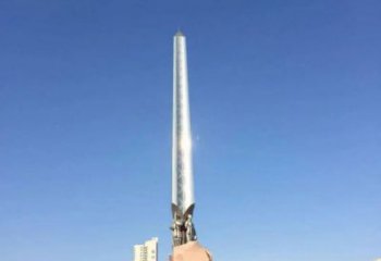 廣場(chǎng)利劍雕塑廠家 創(chuàng)意小品 現(xiàn)代不銹鋼利劍雕塑生產(chǎn)制作