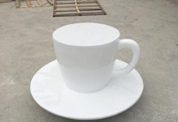 抽象咖啡杯雕塑廠家 現(xiàn)代廣場小品 戶外咖啡杯雕塑定做