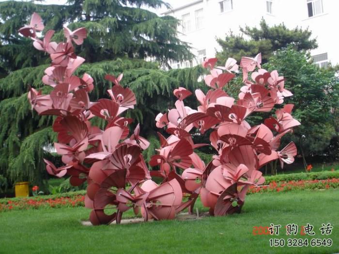 烤漆蝴蝶樹雕塑廠家 廣場現代小品 戶外不銹鋼蝴蝶樹雕塑廠 烤漆蝴蝶樹雕塑廠家 廣場現代小品 戶外不銹鋼蝴蝶樹雕塑廠