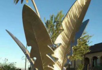 拉絲花樹(shù)雕塑廠家 鏤空創(chuàng)意擺件 別墅區(qū)不銹鋼花樹(shù)雕塑廠
