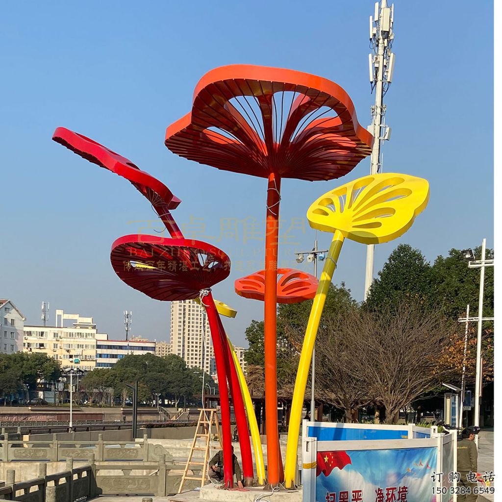 廣場芭蕉葉雕塑廠家 公園烤漆小品 戶外不銹鋼芭蕉葉雕塑廠 廣場芭蕉葉雕塑廠家 公園烤漆小品 戶外不銹鋼芭蕉葉雕塑廠