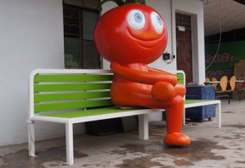 大型番茄雕塑廠家 公園小品 仿真番茄雕塑價(jià)格