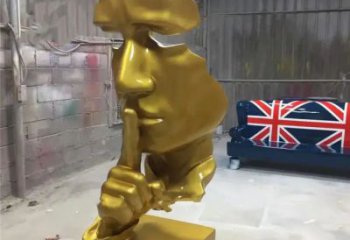 異形人臉雕塑廠家 現(xiàn)代公園小品  廣場不銹鋼人臉雕塑廠