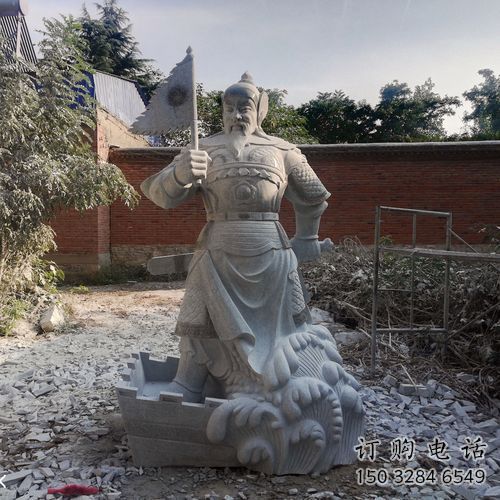 街頭岳飛雕塑廠(chǎng)家 大型擺件  仿古岳飛雕塑制作