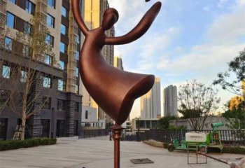大型舞者雕塑廠家 鍛造小品  廣場(chǎng)不銹鋼舞者雕塑價(jià)格