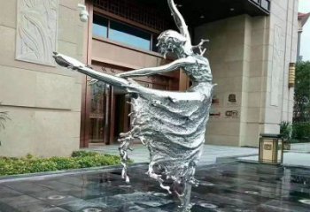 中式芭蕾舞雕塑廠家  現(xiàn)代小品 游樂場(chǎng)不銹鋼芭蕾舞雕塑擺件