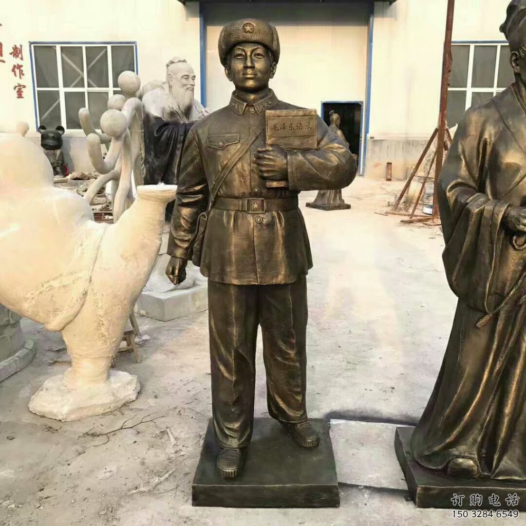 校園雷鋒雕塑廠家  創(chuàng)意小品  大型雷鋒雕塑報價