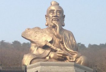 廣場(chǎng)老子雕塑廠(chǎng)家  創(chuàng)意小品  大型老子雕塑制作