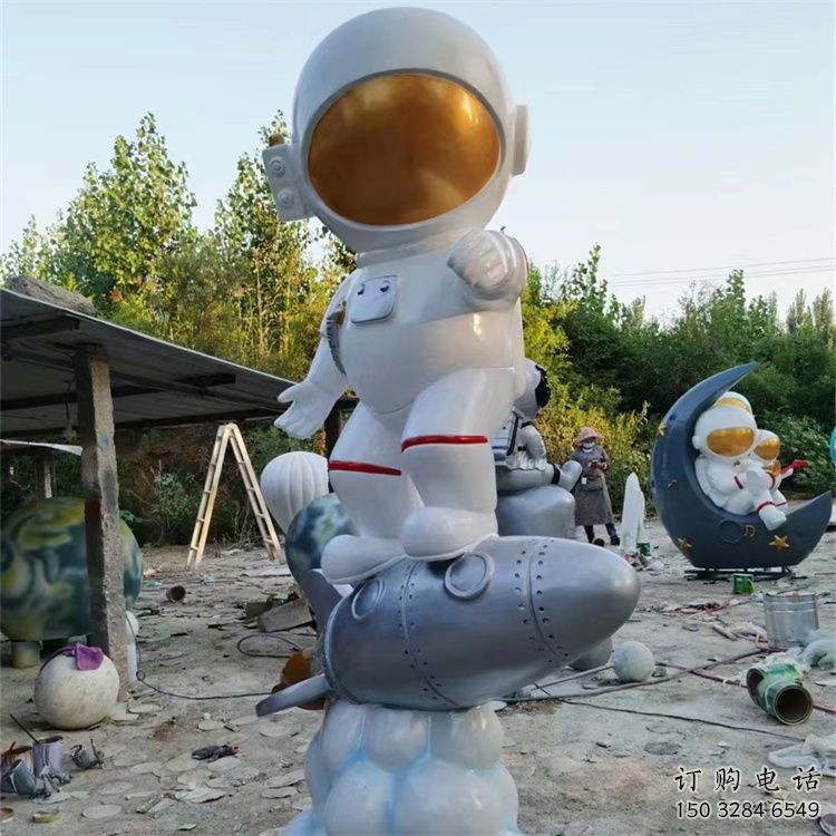 公園太空人雕塑廠(chǎng)家 戶(hù)外擺件 彩繪太空人雕塑制作 公園太空人雕塑廠(chǎng)家 戶(hù)外擺件 彩繪太空人雕塑制作