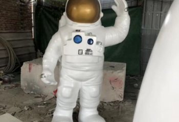 彩繪太空人雕塑廠家  廣場(chǎng)擺件 街頭太空人雕塑廠