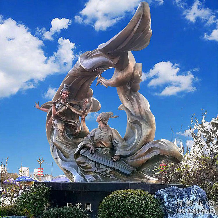 廣場(chǎng)嫦娥奔月雕塑廠(chǎng)家 公園小品  戶(hù)外嫦娥奔月雕塑廠(chǎng)