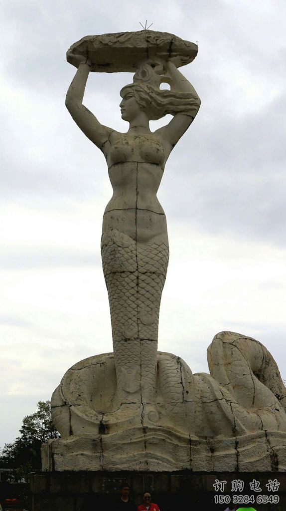 園林女?huà)z補(bǔ)天雕塑廠家  公園小品 中式女?huà)z補(bǔ)天雕塑廠