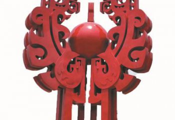 戶(hù)外標(biāo)示牌雕塑廠家 噴漆小品  烤漆不銹鋼標(biāo)示牌雕塑