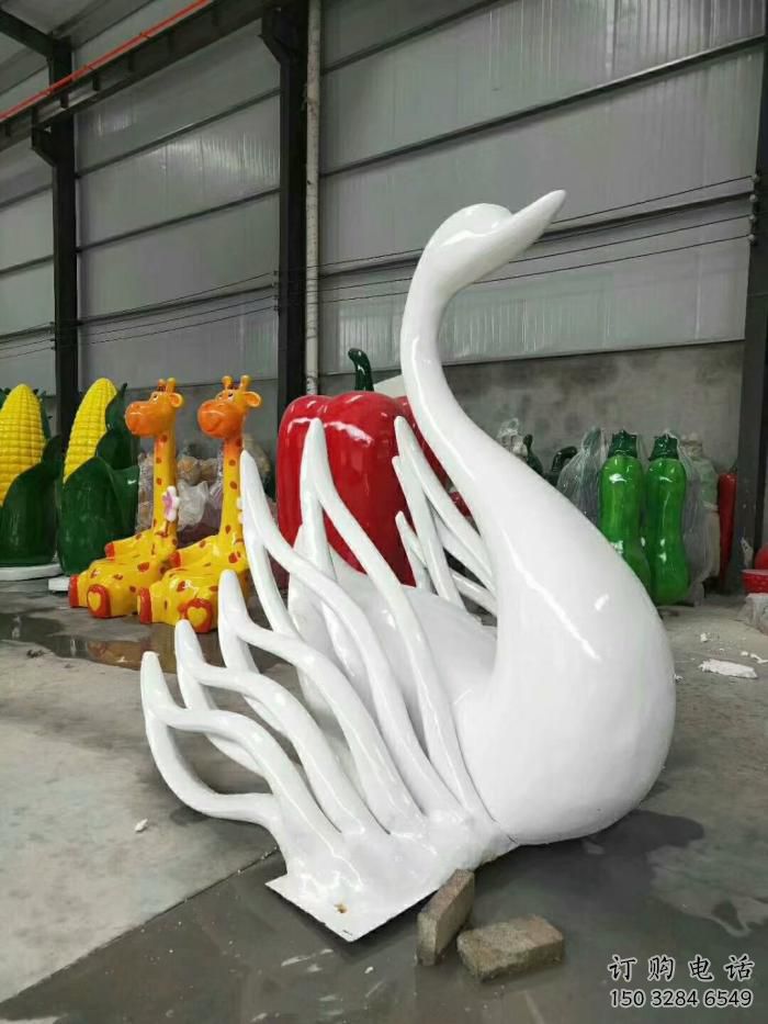 定價(jià)園林天鵝雕塑 風(fēng)景區(qū)仿真雕塑 廣場(chǎng)小品