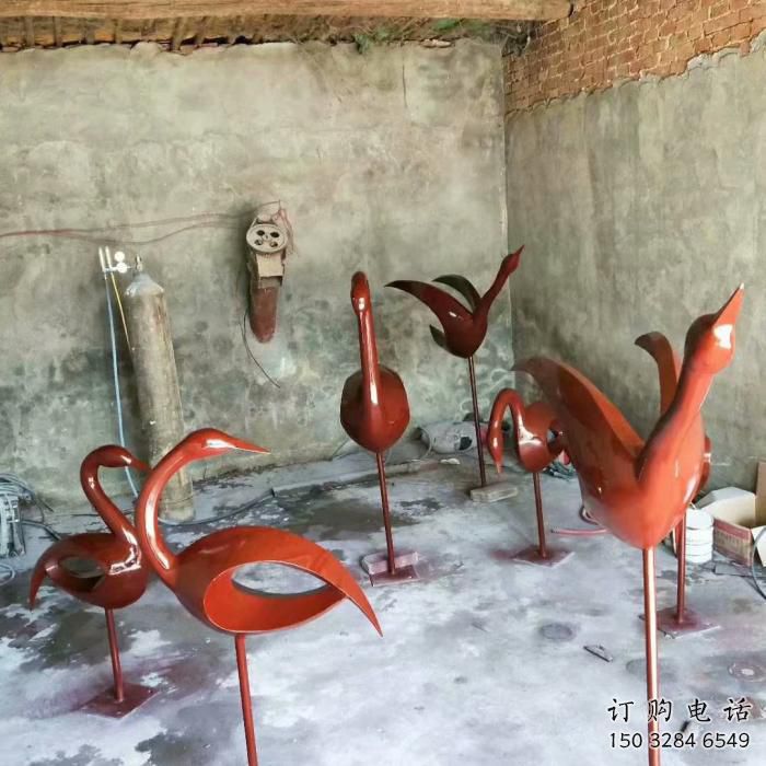 遼寧景區(qū)鳥類雕塑，噴水造型，剪影工藝