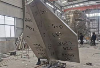 別墅區(qū)不銹鋼飛機(jī)雕塑 大型別墅區(qū)擺件 剪影雕塑