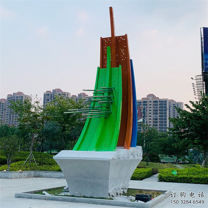 廣場帆船雕塑廠家，仿古景觀雕塑，仿古擺件