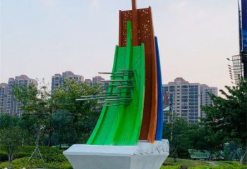 廣場帆船雕塑廠家，仿古景觀雕塑，仿古擺件