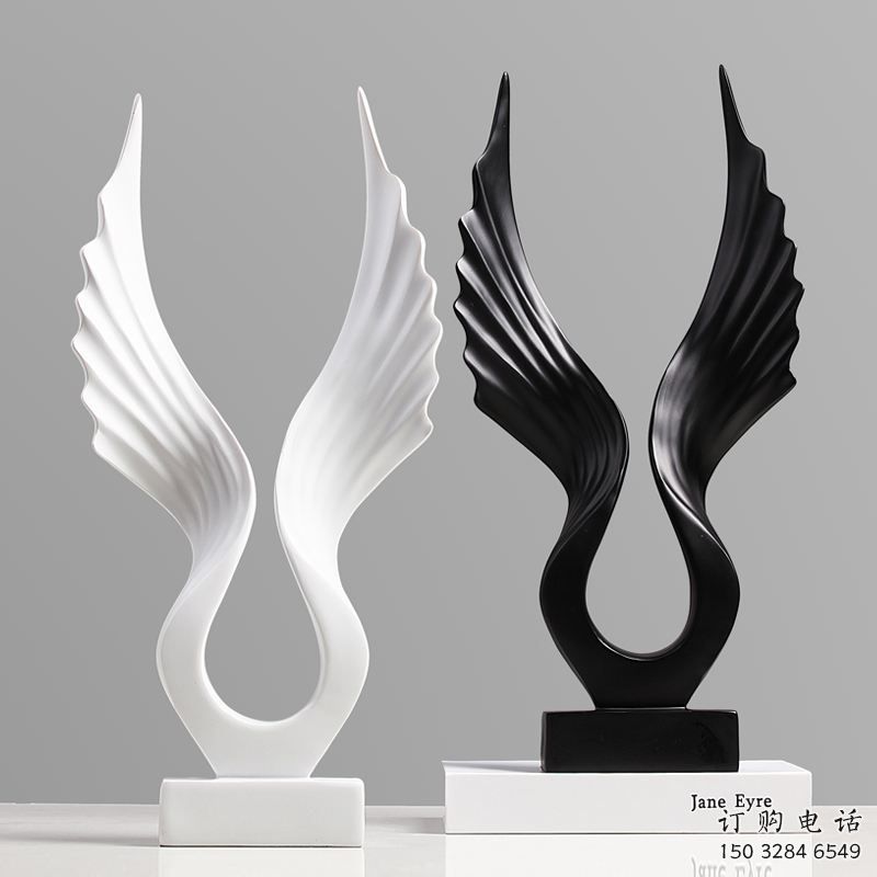 景區(qū)翅膀雕塑廠家制作，公園歐式雕塑，鐵藝材質(zhì)