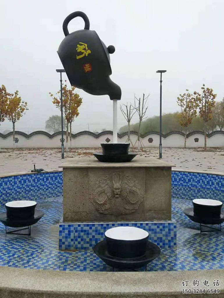 承接大型商場(chǎng)天壺雕塑 仿真懸空雕塑 鏡面流水雕塑