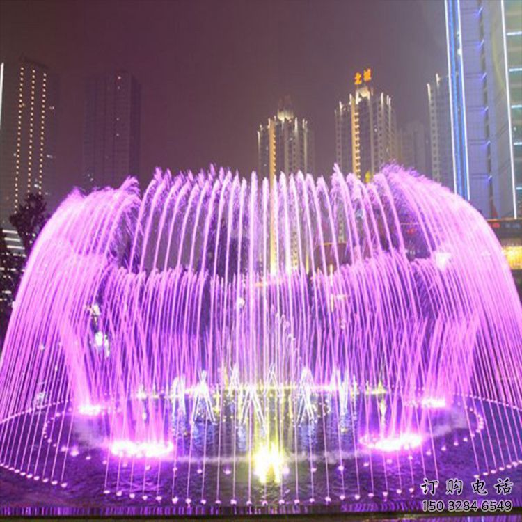 變頻程控噴泉雕塑，高噴循環(huán)噴水方式設(shè)計(jì)
