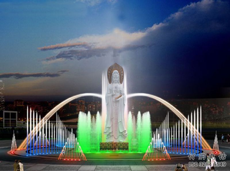 搖擺漂浮噴泉雕塑，水景藝術(shù)噴泉雕塑預(yù)定