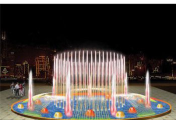 水簾搖擺噴泉雕塑，循環(huán)噴水模式噴泉雕塑公司
