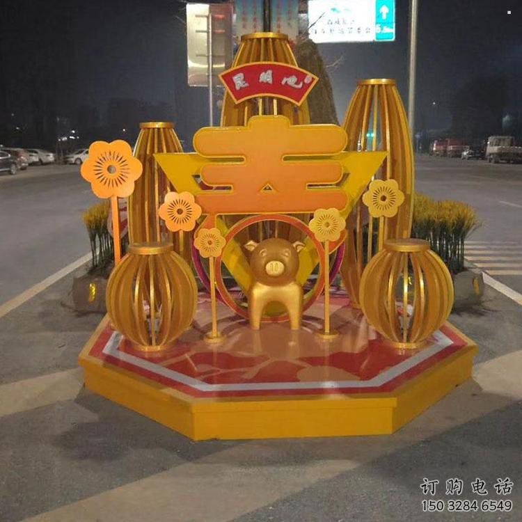 現(xiàn)代春字雕塑承接，慶典風(fēng)格，不銹鋼春字雕塑廠